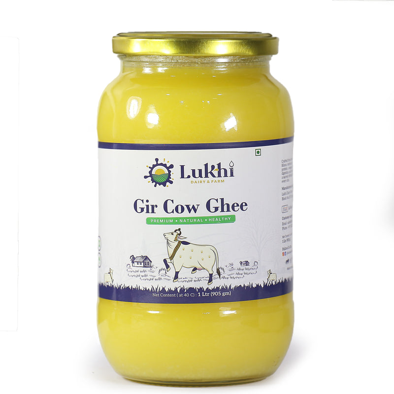 Pure A2 Gir Cow Ghee by Lukhi Dairy Farm | Authentic Bilona Ghee from Gir Cows